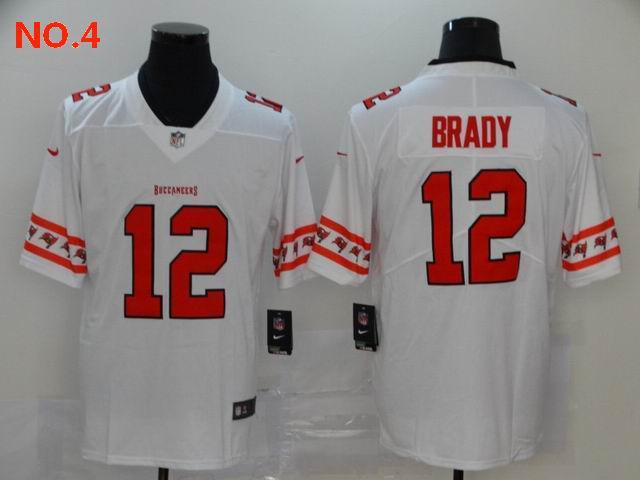 Men's Tampa Bay Buccaneers #12 Tom Brady Jesey NO.4;